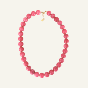 Pink Jade Halskæde